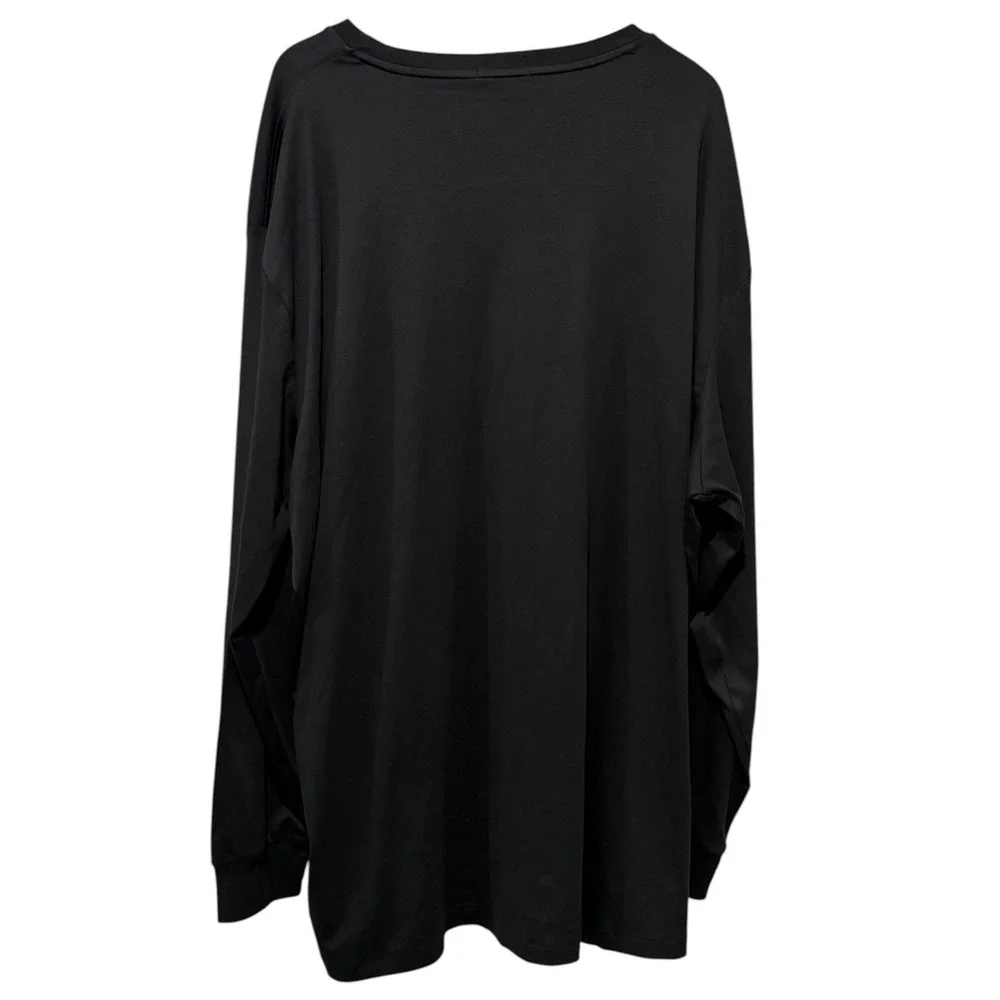 Polo Ralph Lauren Mens Black Long Sleeve T-Shirt 4XLT Classic Fit Soft Cotton